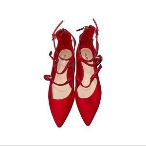 Aldo Triple Buckle suede sandals 🩴